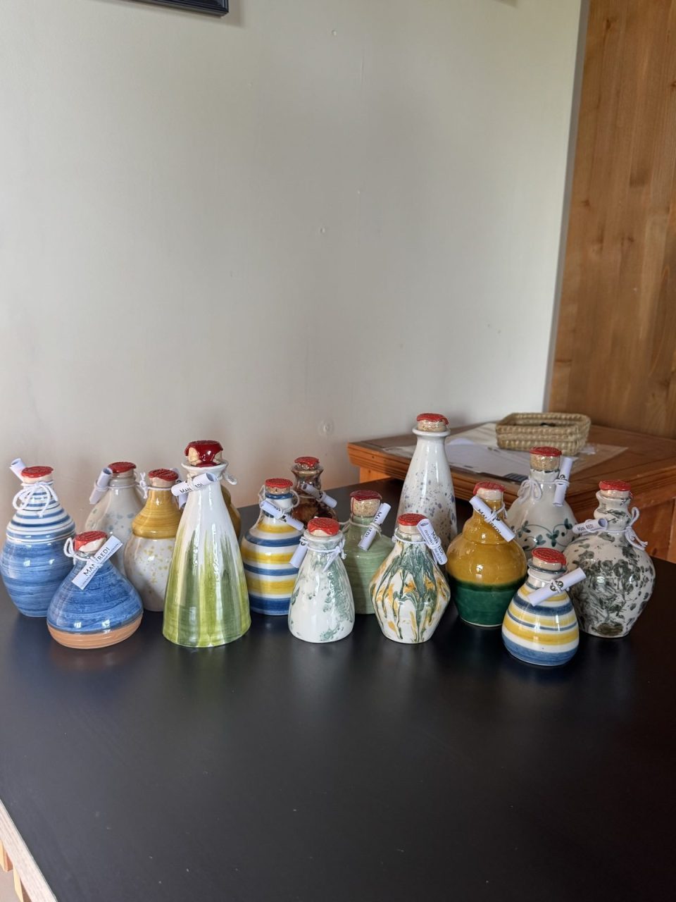 Bomboniere olio EVO ceramica collezione - Olearia Manfredi